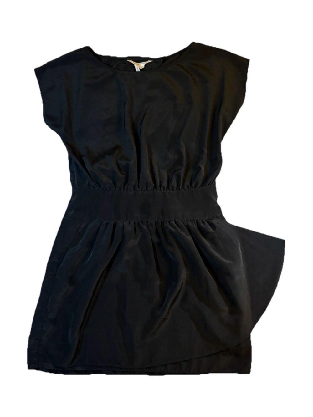 BCBGeneration Black Short Dress with Cinched Waist